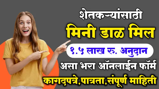 Mini Dal Mill Subsidy