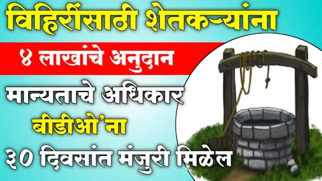 Sinchan Vihir Yojana Marathi