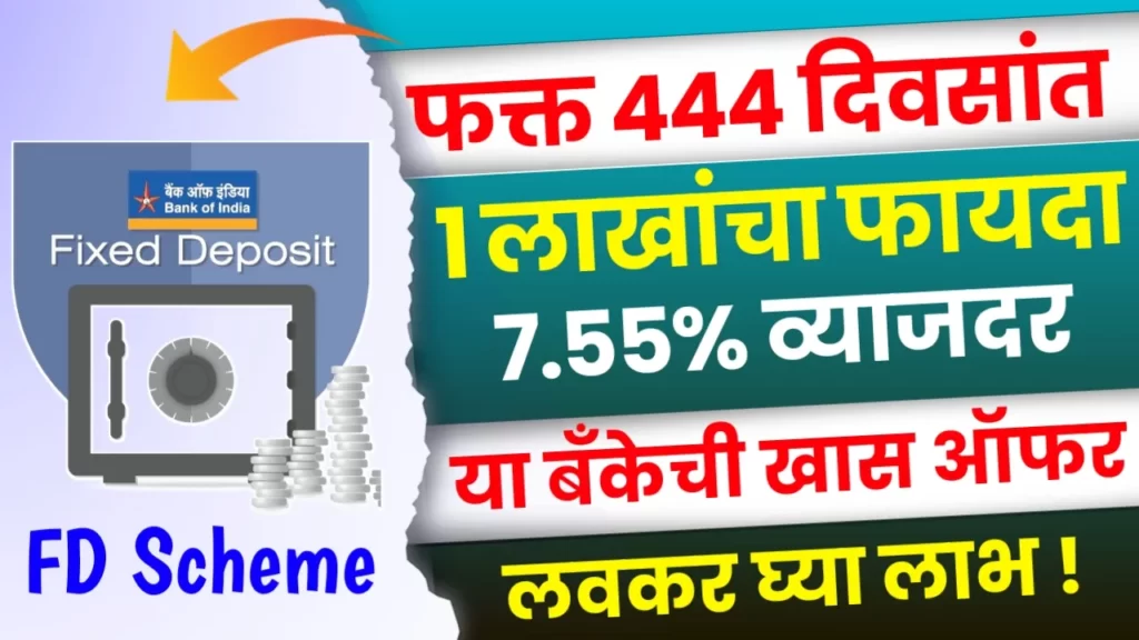 Bank of India FD Scheme